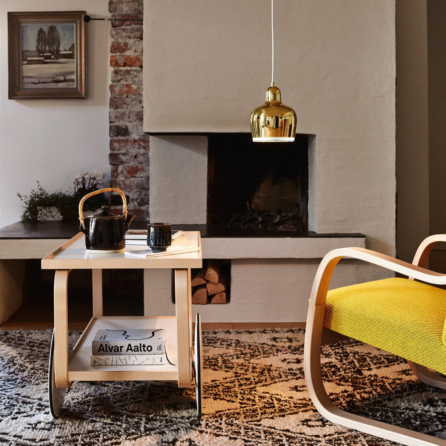 A330S Gold Bell Pendant Lamp | Alvar Aalto