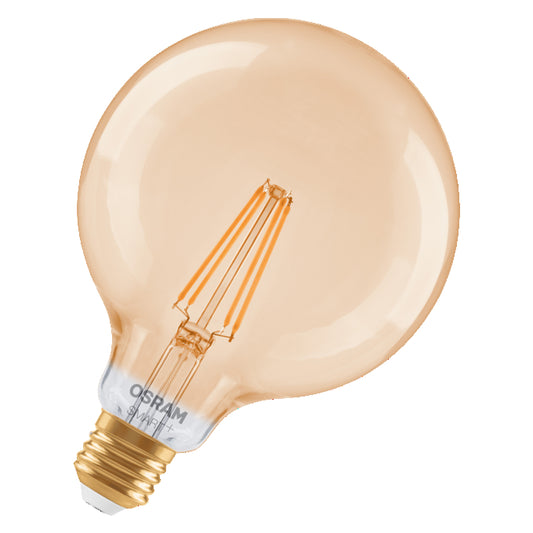 SMART+ MATTER Classic Globe 53 6W 2400K E27 Filament Dimmable GOLD | OSRAM
