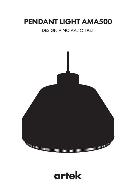 AMA500 riippuvalaisin | Aino Aalto, 1941