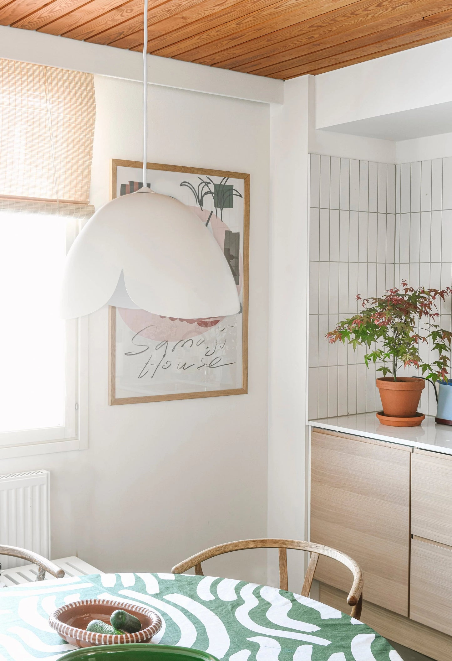 Kielo pendant lamp white | Janita Helenius