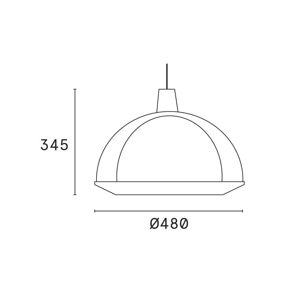 Kuplat 480 pendant lamp | Yki Nummi